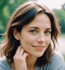 Lena P. shows calm confidence after a guided financial session, transforming from overwhelmed to grounded and empowered.